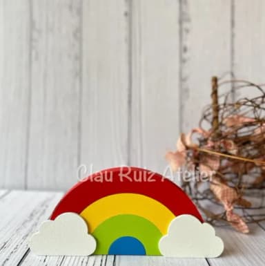Arco Íris de Mesa Decoração Bebê