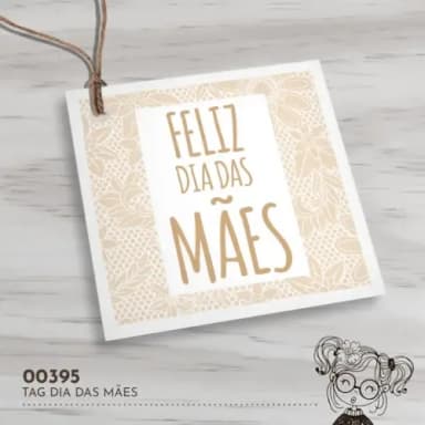 Tag Quadrada Dia das Mães - 00395