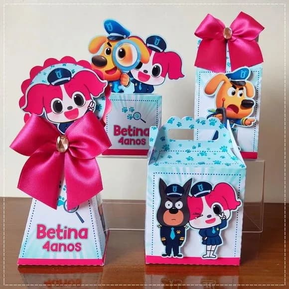 Kit 30 Lembrancinhas Detetive Labrador
