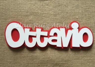 Letras Decorativas Nome De Parede Linha SB