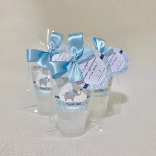 Álcool gel 70% Elefantinho Lembrancinha Maternidade