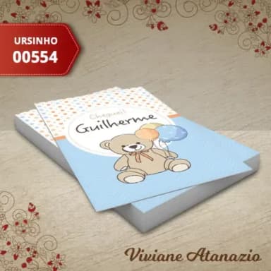 Adesivo Tubete Ursinho - 00554