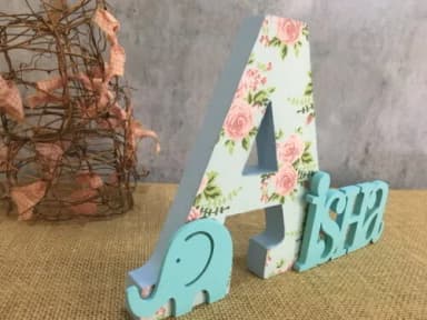 Jardim Encantado - Nomes Personalizados ELEFANTINHO