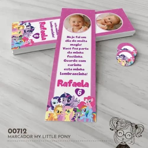 Marcador de Livro My Little Pony - 00712