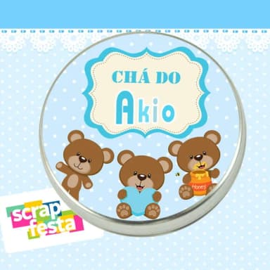 Lembrancinhas de Chá de Bebê Latinhas