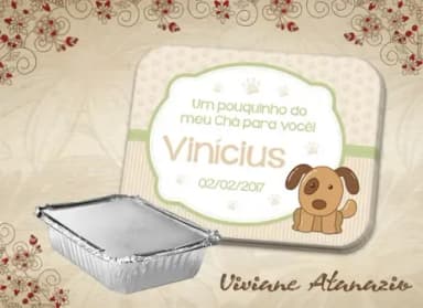 Adesivo Marmitinha Cachorrinho - 00399