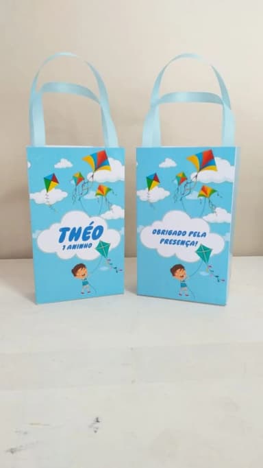 Sacolinhas Personalizadas Pipa para Lembrancinhas