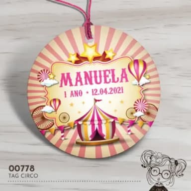 Tag Redonda Circo - 00778