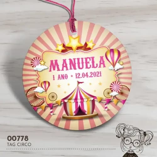 Tag Redonda Circo - 00778