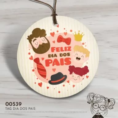 Tag Redonda Dia dos Pais - 00539