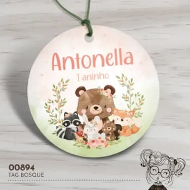 Tag Redonda Bosque - 00894