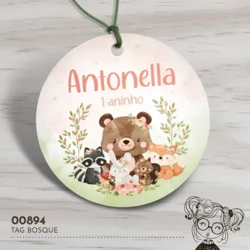 Tag Redonda Bosque - 00894