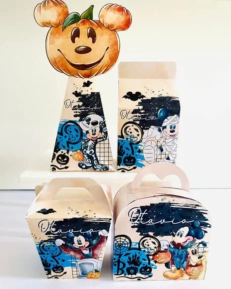 Kit 60 Lembrancinhas Mickey Halloween