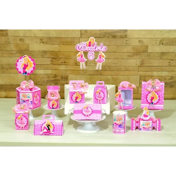 Kit 30 Lembrancinhas Barbie