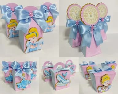 Kit 30 Lembrancinhas Cinderela