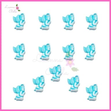 Pingente Anjinho Azul - Pct C/ 30 Unidades