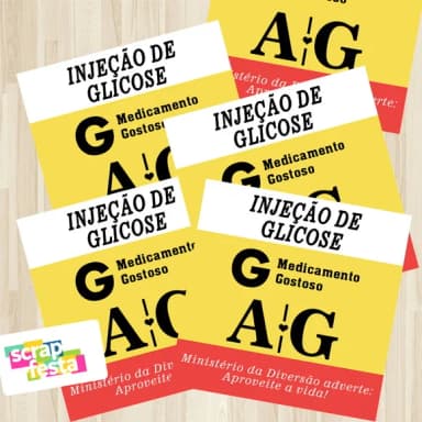 Adesivo Personalizado Quadrado 5x5 Casamento Medicamento