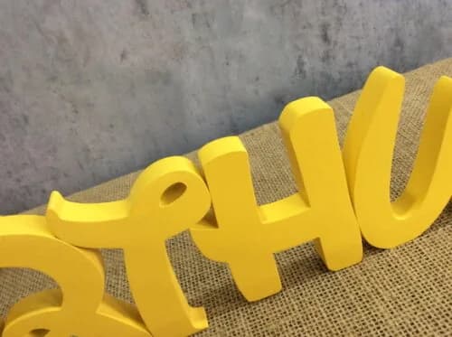 Festa Disney Letras Decorativas