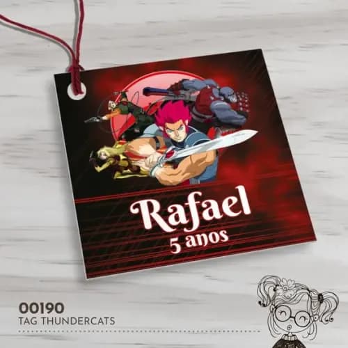 Tag Quadrada Thundercats - 00190