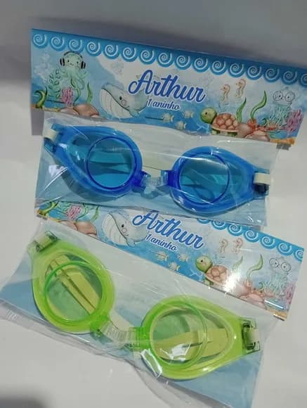 Oculos de Natação Festa Fundo do Mar