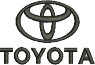 Matriz de Bordado Símbolo Toyota