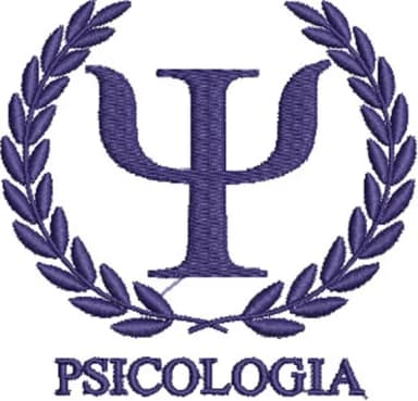 Matriz de Bordado Símbolo Psicologia