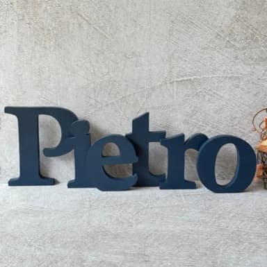 Letras Bastão Decorativas - Nome em Mdf- Quarto de Bebê
