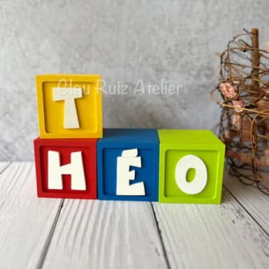 Pocoyo 6x6cm - Decoração de Festa Infantil