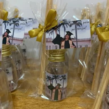 Mini Aromatizador Lembrancinha Formatura com Foto Bioquímica