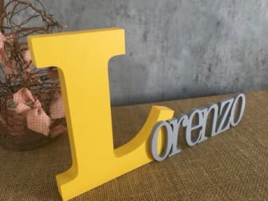 Letras Decorativas em MDF PERSONALIZADO 18cm