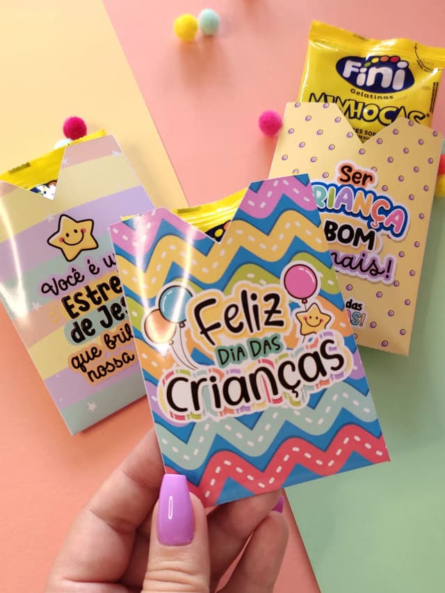 Capa para fini personalizada dia das crianças