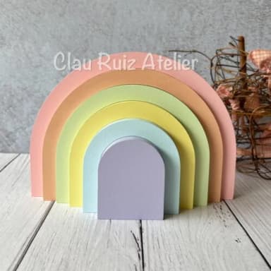 Arco Íris de Mesa Escandinavo - Decoração Bebê
