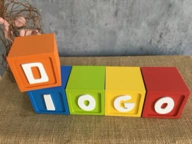 Festa de Aniversário Tema Pocoyo Cubos 8x8cm