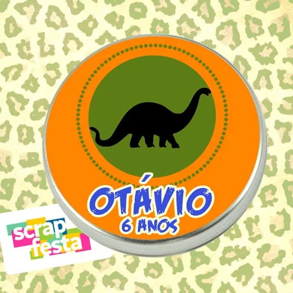 Latinhas Personalizada Festa Dinossauro