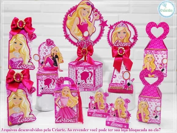 Kit 30 Lembrancinhas - Barbie