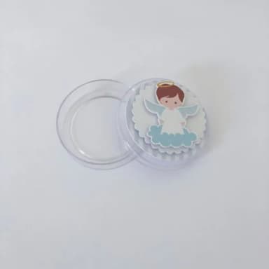 Latinha personalizada 3D Anjinho Batizado
