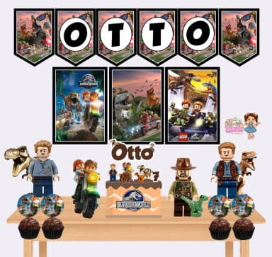 Kit Festa Só Um Bolinho LEG0 MlNECRAFT - Decoração de Festa