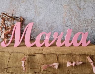 Nomes de MDF Linha Cursiva