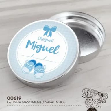 Latinha Adesivada Sapatinhos - 00619