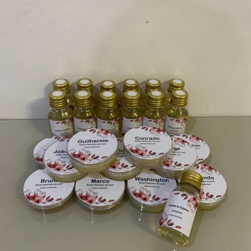 Lembrança Padrinho Casamento Sabão Barbear + Loção Pós Barba