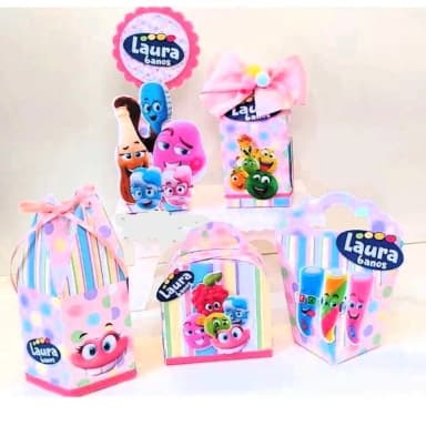 Kit 60 Lembrancinhas Balas Fini