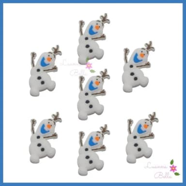 Aplique Emborrachado Olaf Frozen - pcts c/ 7 unds