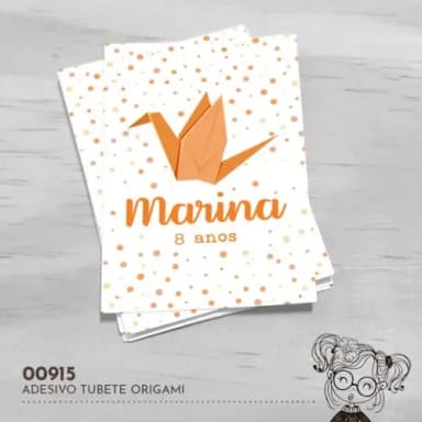 Adesivo Tubete Origami - 00915