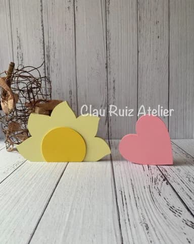 Decoração Bebê Sol para Nicho + Coração