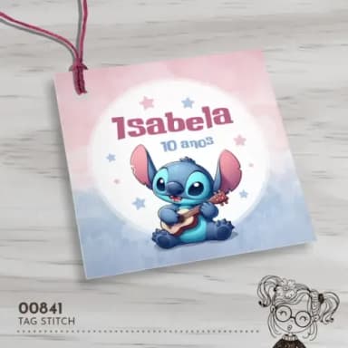 Tag Quadrada Stitch - 00841