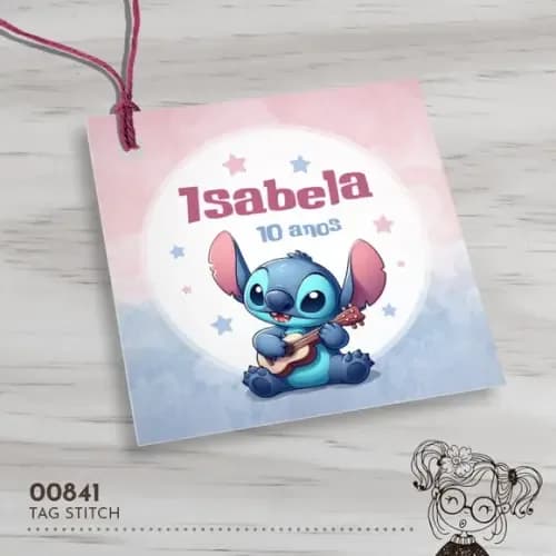Tag Quadrada Stitch - 00841