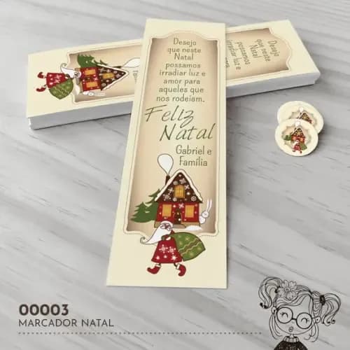 Marcador de Livro Natal - 00003