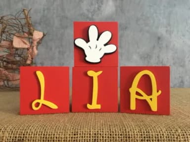 Cubos Decorativos DISNEY 6x6cm