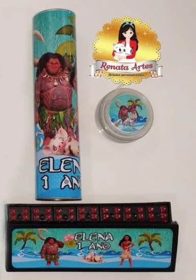 Kit Jogos Personalizado Moana