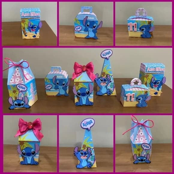 Kit 60 Lembrancinhas - Stitch